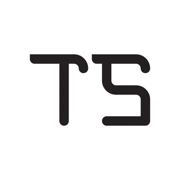 Ts initial letter vector logo icon Stock Illustration