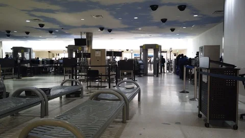 TSA Check point Stock Footage 113806934
