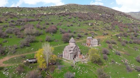 Tsaghats Kar Monastery in Vayots Dzor Stock Footage 273364568