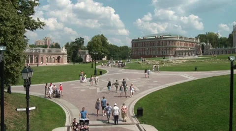Tsaritsyno Palace Stock Footage 7764050