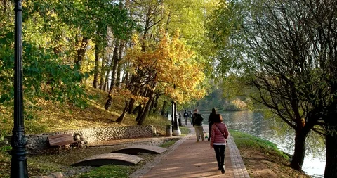 The Tsaritsyno ponds Stock Footage 96682765