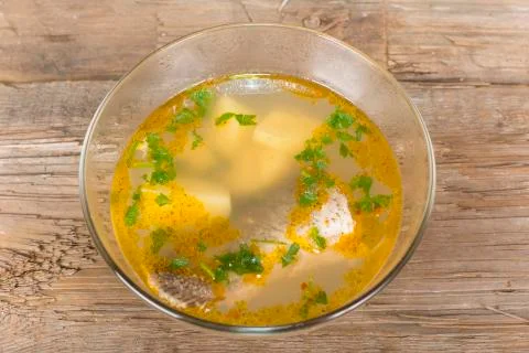 Tsar's fish soup Stock Photos