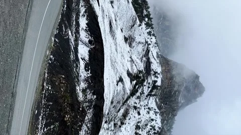 Tseylomsky pass in Ingushetia. A trip uphill to the Tsei Loam pass Stock Footage 263941121