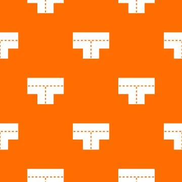 Tshaped crossroad pattern seamless イラスト素材