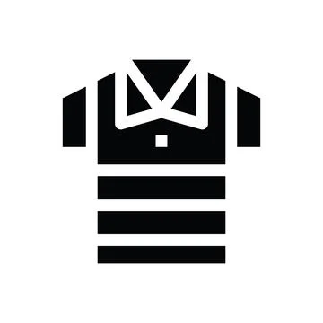 Tshirt Glyph icon Stock Illustration
