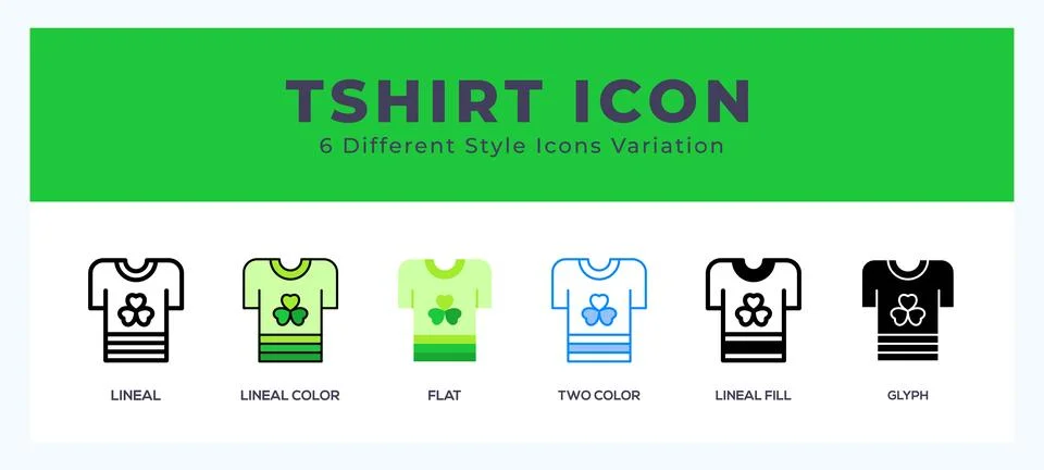 Tshirt icon in different style vector illustration. 库存插图