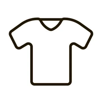 Tshirt icon on white background. Vector illustration EPS 10. Stock Illustration