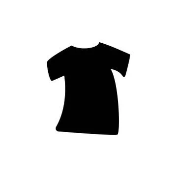 Tshirt silhouette vector design template illustration Stock Illustration