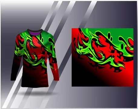 Tshirt sport grunge background for extreme jersey team racing cycling footbal Stock Illustration
