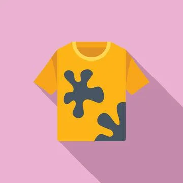 Tshirt waste icon flat vector. Trash reduce Stock Illustration