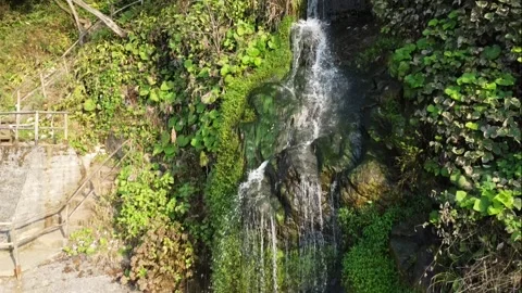 Tsikhisdziri waterfall Stock Footage 253391428