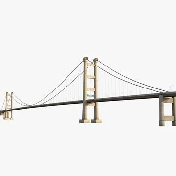 Tsing Ma Bridge 3D Model