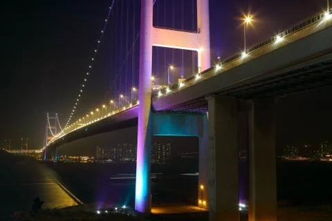 Tsing ma bridge Stock Photos