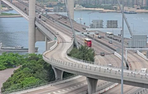 Tsing ma bridge Stock Photos