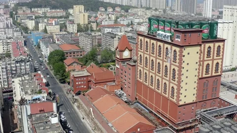 Tsingtao beer museum Stock Footage 189735924
