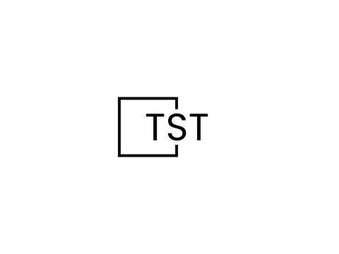 TST letter initial logo design vector illustration Stock Illustration