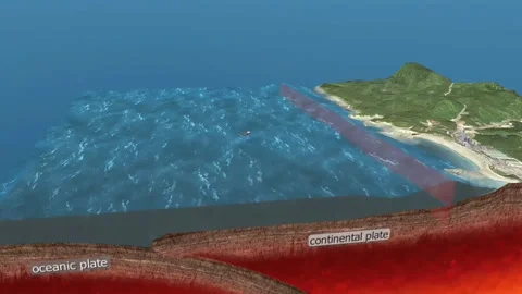 Tsunami causes Stock Footage 278753480