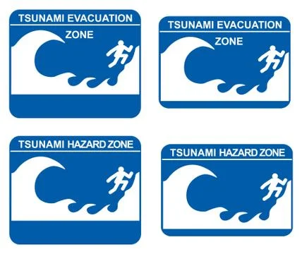 Tsunami Stock Illustration