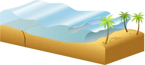 Tsunami Stock Illustration