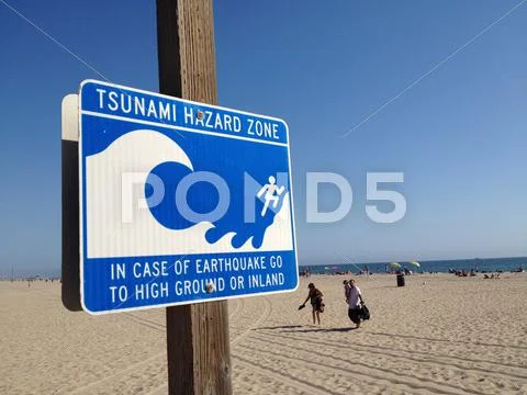 Tsunami Warning Stock Photos