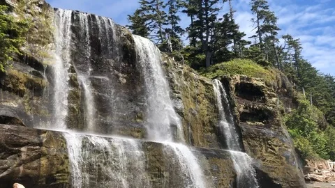 Tsusiat Falls Stock Footage 111053407