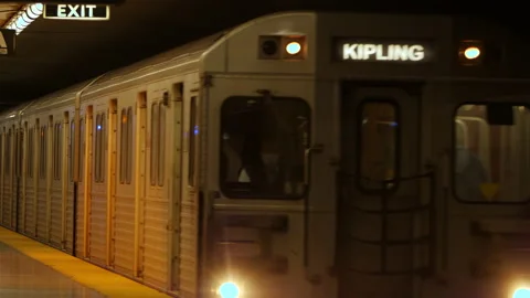TTC Toronto Subway Stock Footage 230946444