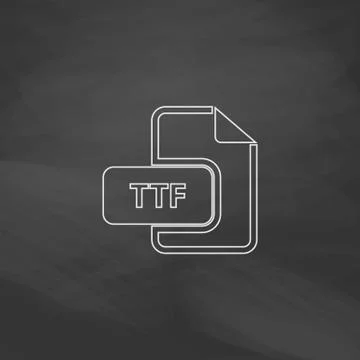 TTF computer symbol Stock-Illustration