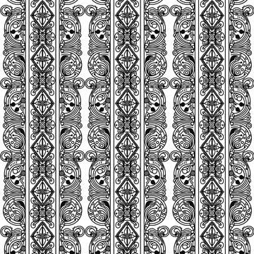 Ttraditional design pattern Stock Illustration