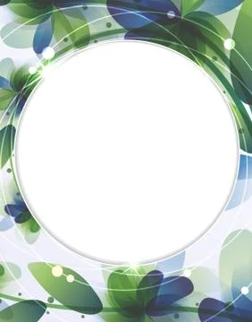 Ttransparent flowers Stock Illustration