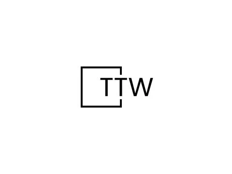 TTW letter initial logo design vector illustration Stock Illustration
