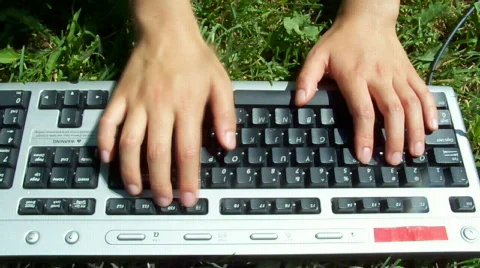 Ttyping Stock Footage 458378