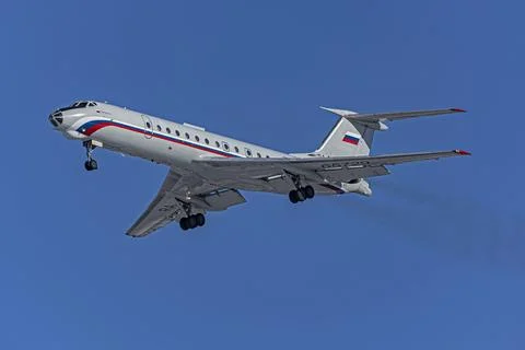 Tu-134A-3 Stock Photos