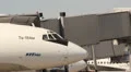 The TU-154 at the terminal, the airline UTAIR, tail number RA-85681 HD Footage