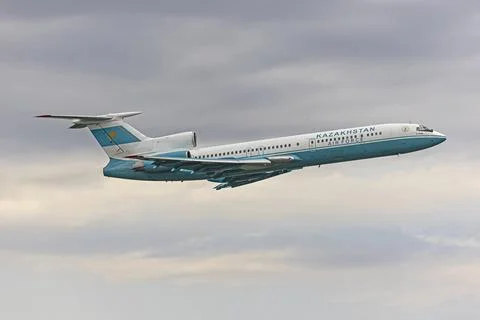 Tu-154M Stock Photos