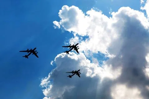 Tu95 bombers Stock Photos
