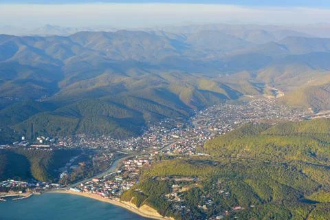 Tuapse district, top view Stock Photos