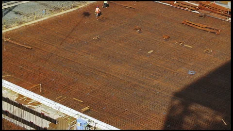 Tuas Terminal Caisson Workers Stock Footage 191522761