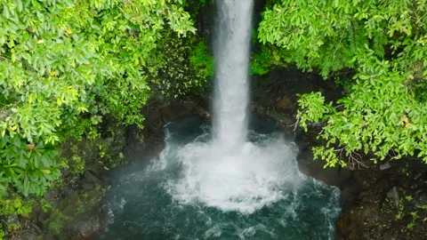 Tuasan Falls in Camiguin Island, Philippines. Stock Footage 253163636