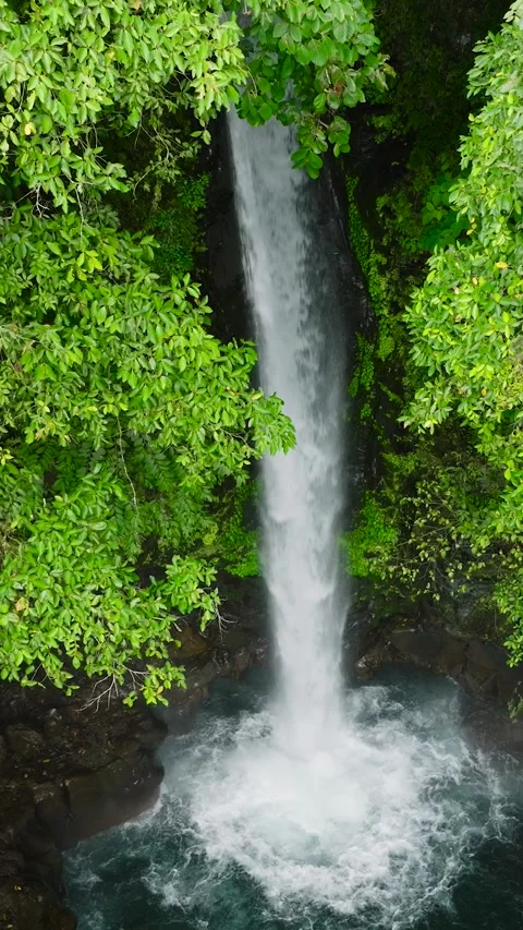 Tuasan Falls in Catarman, Camiguin. Philippines. Stock Footage 285219295