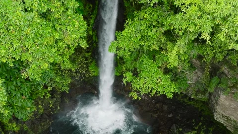 Tuasan Falls in Catarman, Camiguin. Philippines. Stock Footage 311006689