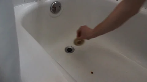 Tub Plug Stock Footage 33866731