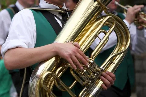 Tubaspieler Stock Photos