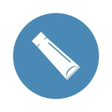 Tube of Cream Icon Vector flat design style Stock Illustration