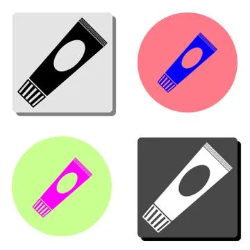 Tube. flat vector icon Stock Illustration