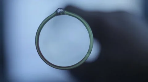 Tube in hand Stock Footage 45422000