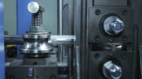 Tube mill line Stock Footage 62869112