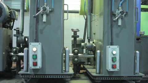 Tube mill line Stock Footage 62869178