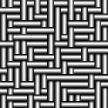 Tube or pipe seamless pattern or background Illustrazione stock