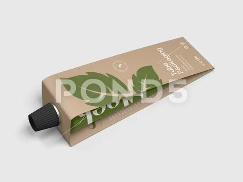 Tube Packaging Mockup PSDテンプレート
