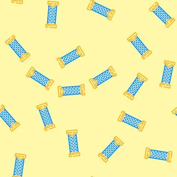 Tube smoker vector seamless pattern Stock Illustration
